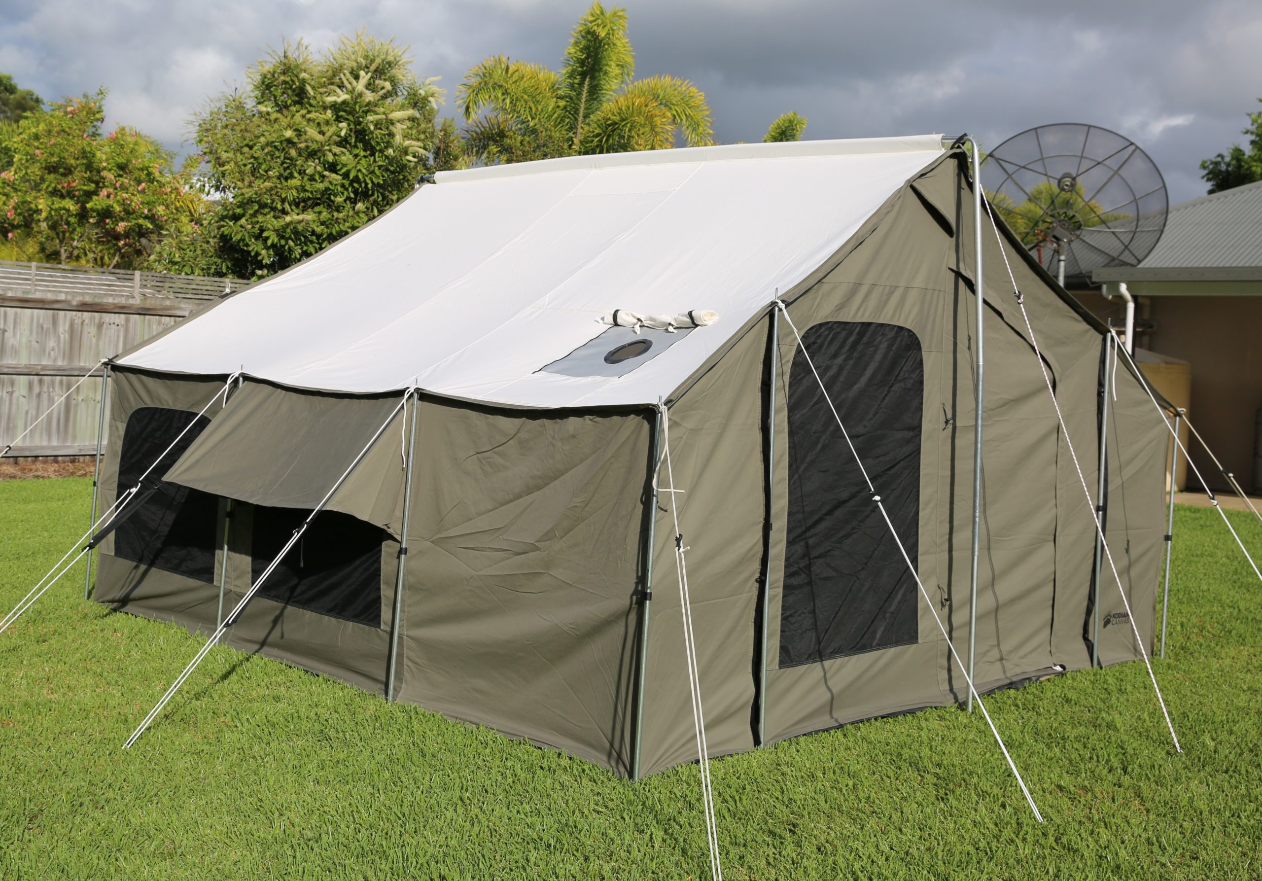 Fourth whip husband kodiak canvas 8 person cabin lodge tent Deduct ...